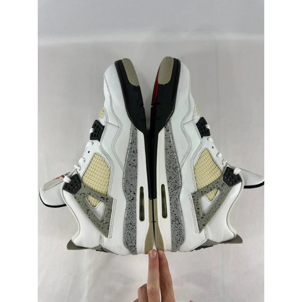Nike Air Jordan 4 Retro OG 'White Cement' 2016 Men's 840606-192 Size 13